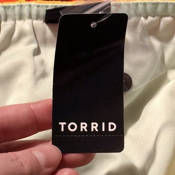 Torrid Maxi Seersucker Tiered Color Block Dress Multi Plus Size 1 /1X/ 14 /16 - Picture 4 of 12